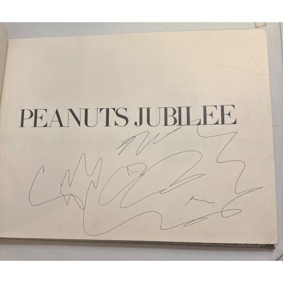 Peanuts Jubilee Hardcover Book By Schulz - Picture 2 of 4